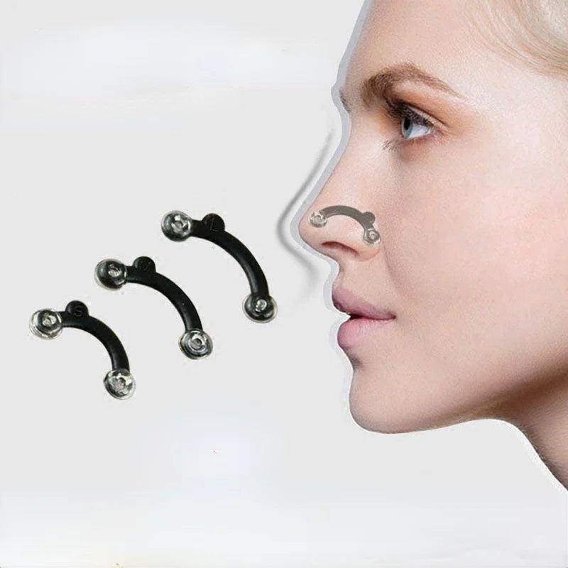 6Pcs/Set Beauty Nose Up Lifting Bridge Shaper Massage Tool No Pain Nose Shaping Clip Clipper Women Girl Massager 3 Size