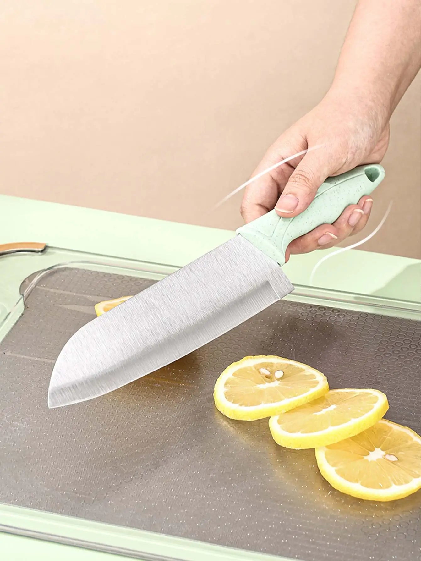 WORTHBUY multi-purpose knife, stainless steel kitchen Blade Sharp Kitchen Knife with Sheath, Fruit Slicing Utility Chef Knife