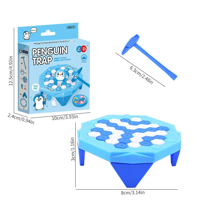 Mini ice-breaking Penguin, Save the Little Penguin ice-knocking game, parent-child interactive children's tabletop toys