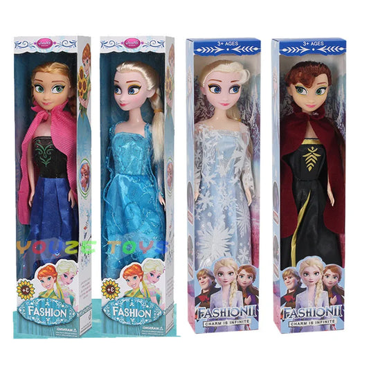 Frozen 2 Elsa Anna Figure Princess Doll Toys Snow Queen Children Girls Toys Elsa Dolls Clothes for Dolls Children Christmas Gift