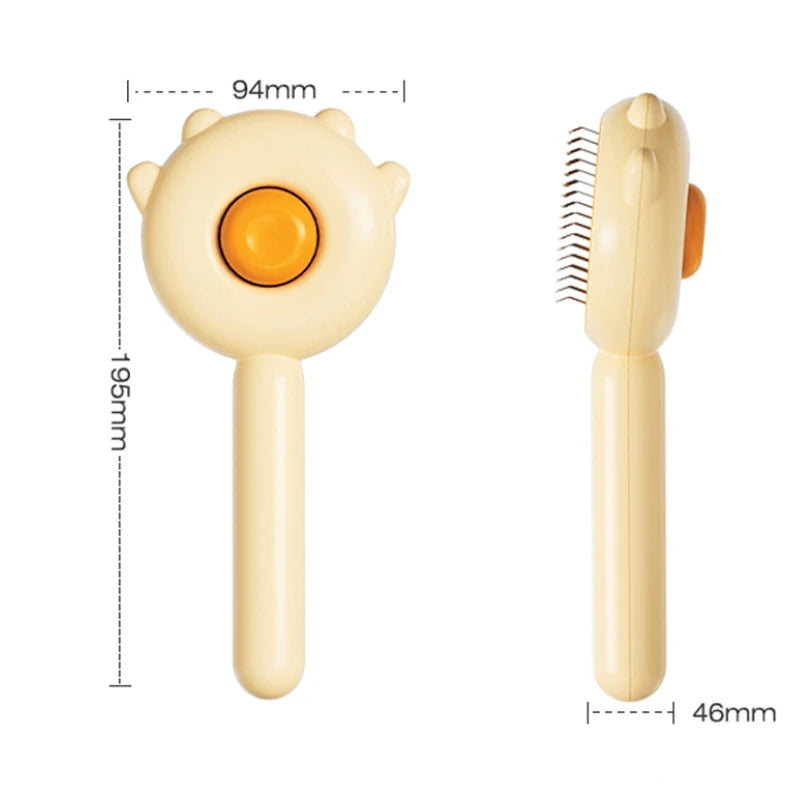 Pet Grooming Needle Brush Magic Massage Comb Hair Remover Pets General Supplies with Pet Nail Clippers For Cat Dog Cleaning Care